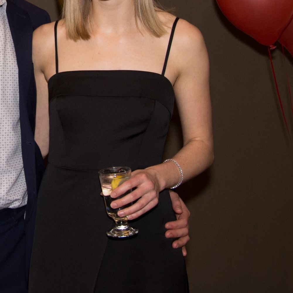 J. Crew Black Spaghetti-Strap Midi Dress - Picture 5 of 8